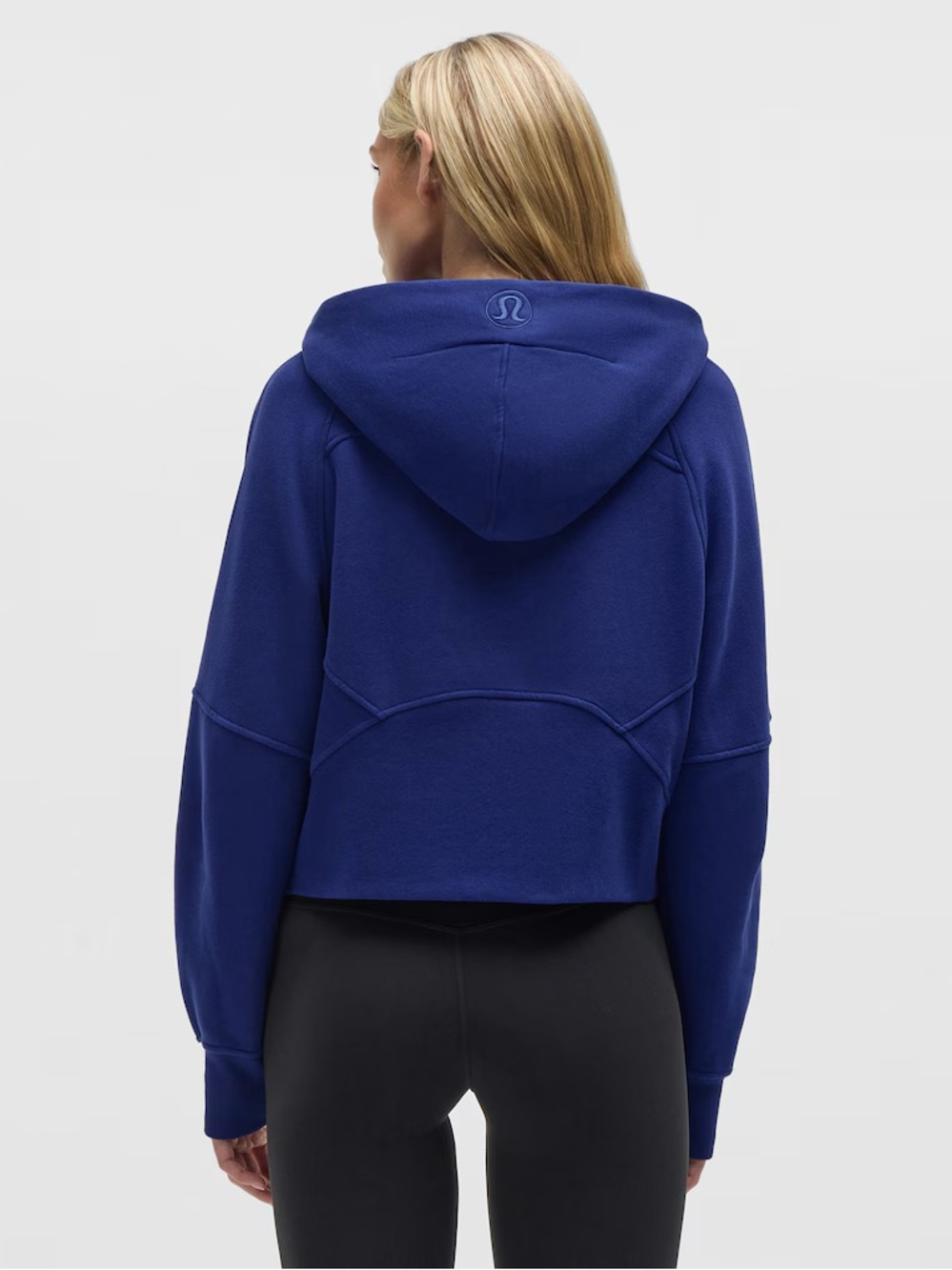 lululemon Scuba Oversized Half-Zip Hoodie (NWT) in Larkspur (Blue) - Picture 7 of 10